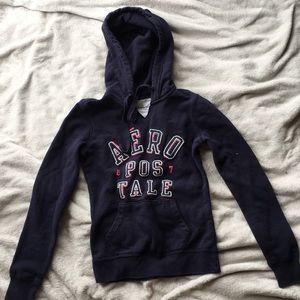 Aeropostale Blue Logo Hoodie